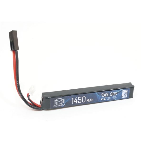 Аккумулятор BlueMAX Li-Po 7.4V 1450mah 30C, 115x16,5x15 мм (стик)